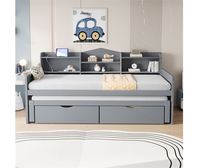 Camas nido 110x192 Blanco