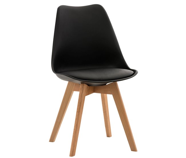 Silla Linares En Estilo Nórdico Multicolor