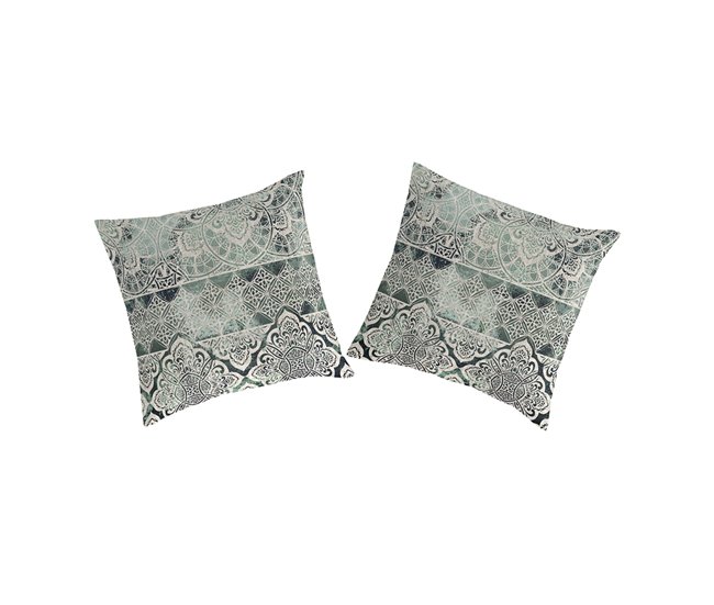 2 fundas de almohada ALAIN Azul