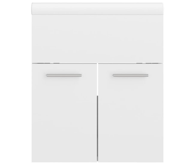 Armario Con Lavabo 42 Blanco Brillo