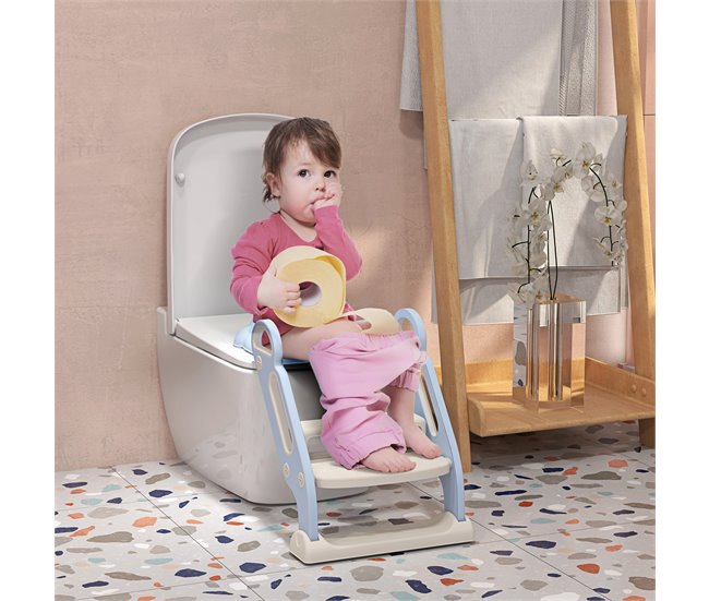 Adaptador para Niños PP, PVC ZONEKIZ, hogar - baño Azul
