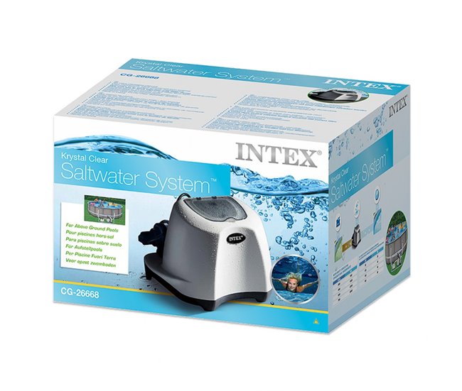 Sistema cloración salina E.C.O 5 gramos/hora INTEX Blanco