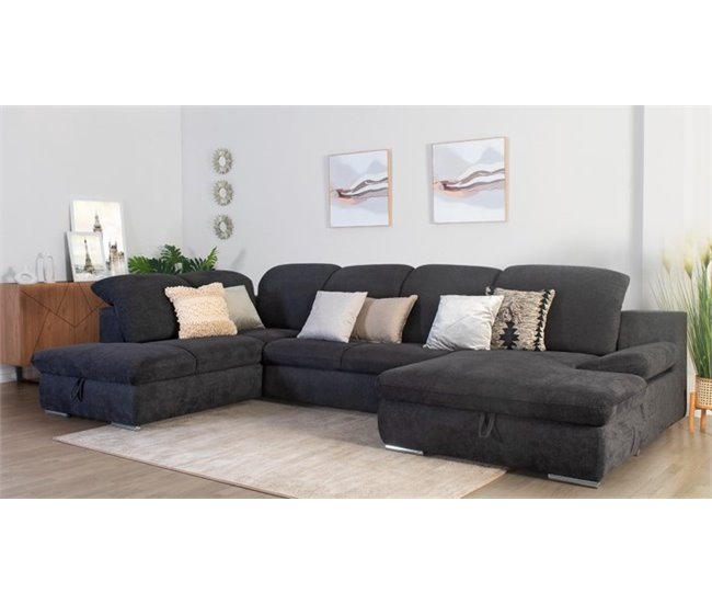 Rinconera con cama ISONA  Antracita