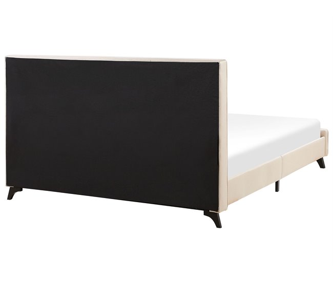Beliani Cama Poliéster AMBASSADOR 192x216 Beige
