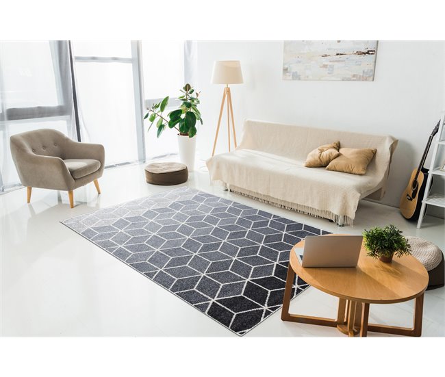 Alfombra HEOS 78590 CUBO 120x170 Gris