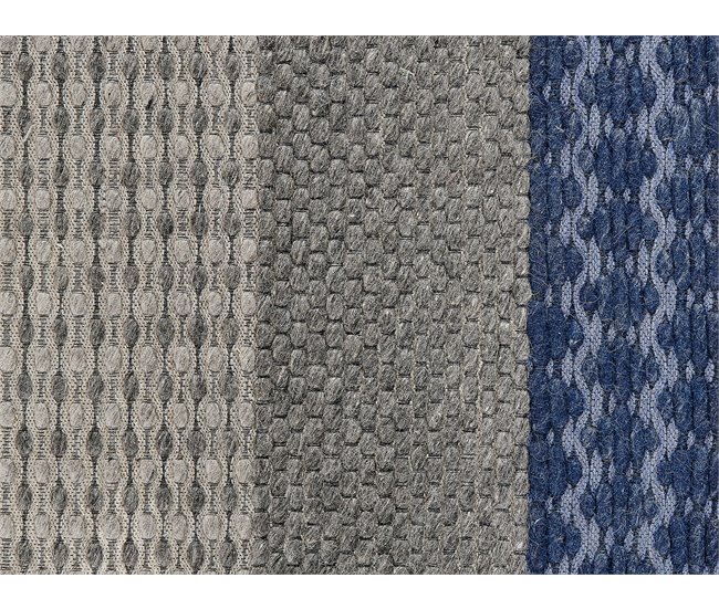 Beliani Alfombra de pelo corto AKKAYA 140x200 Gris Oscuro