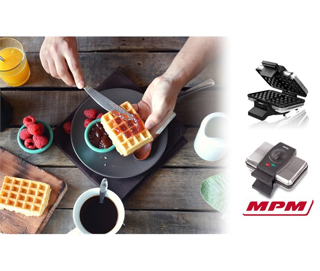 Gofrera MPM S-633G Plateado