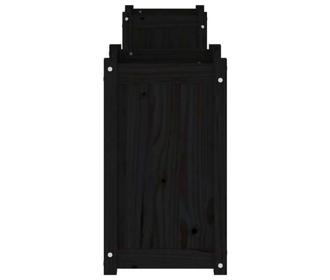 Banco de madera con Jardineras 180x36 Blanco