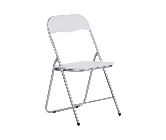 Silla Plegable Acolchada Eleonor 7house Blanco