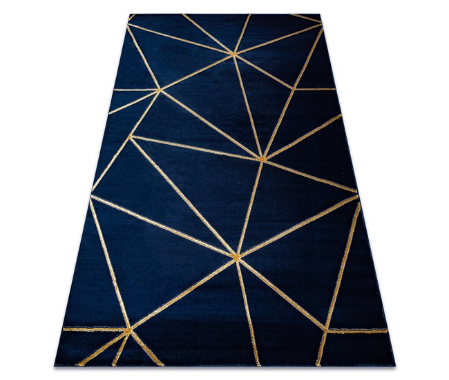 Alfombra EMERALD exclusivo 1013 glamour 120x170 Azul