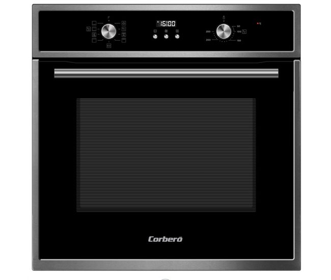 Conjunto placa y horno multifunción CORBERÓ CCHEIM866 Negro