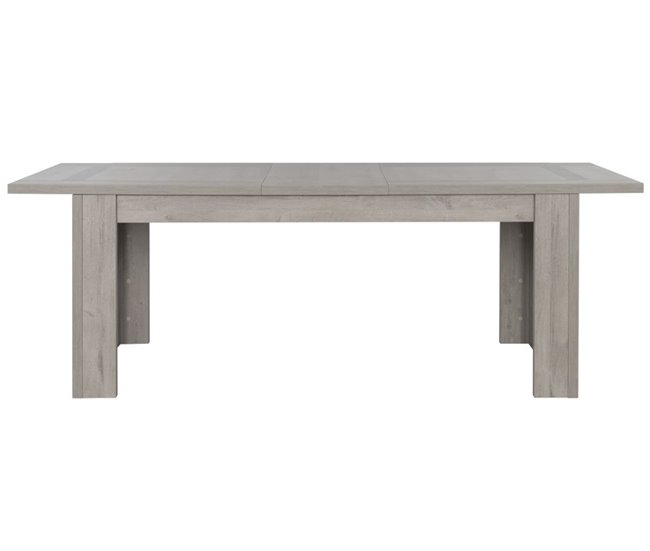 Mesa extensible BOSTON roble y gris Roble Gris