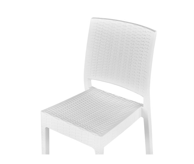 Beliani Conjunto de comedor FOSSANO Blanco