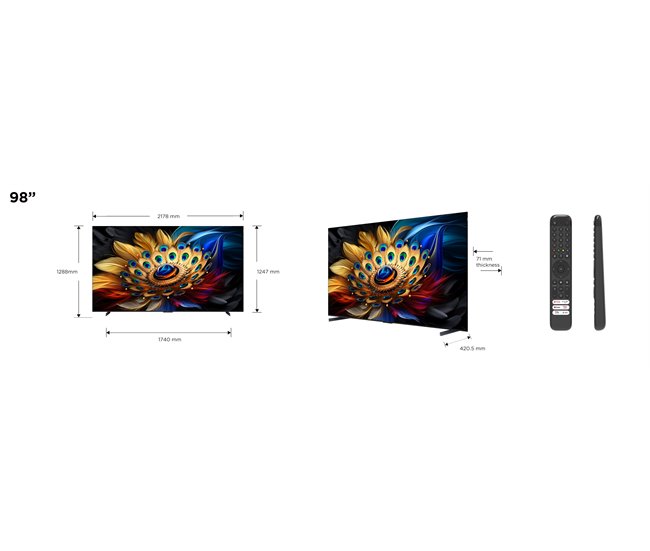 TV TCL C655 QLED Smart TV 4K Negro