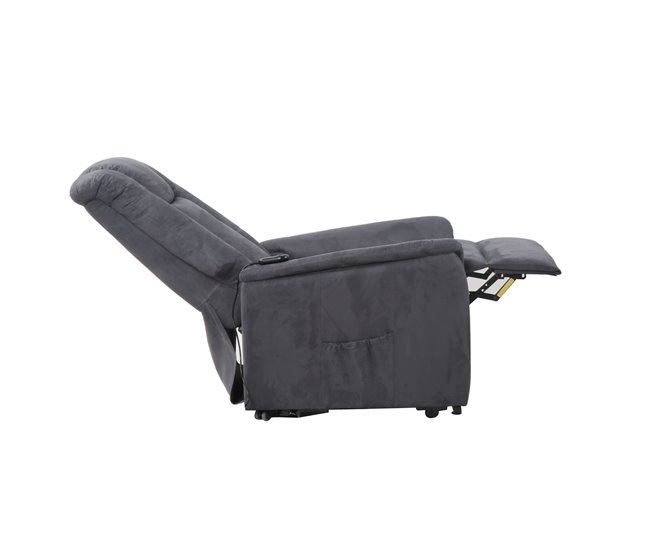 Sillón relax eléctrico microfibra MAX Gris