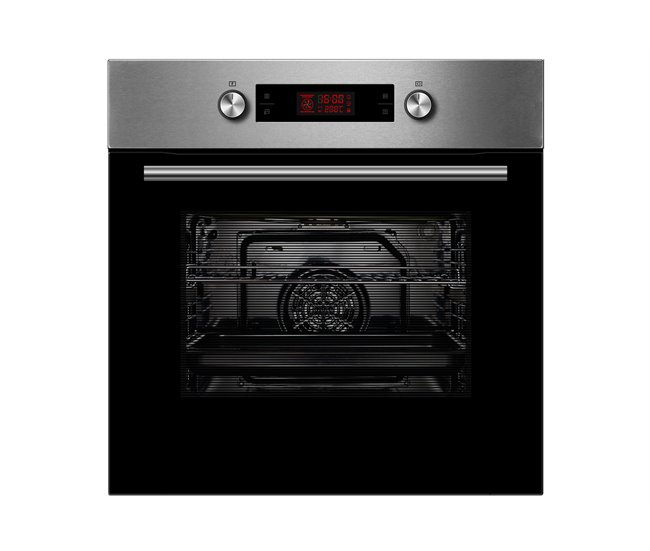 Horno empotrable Midea 65M90E3IX, 9 funciones, acero inoxidable 70 litros Aluminio
