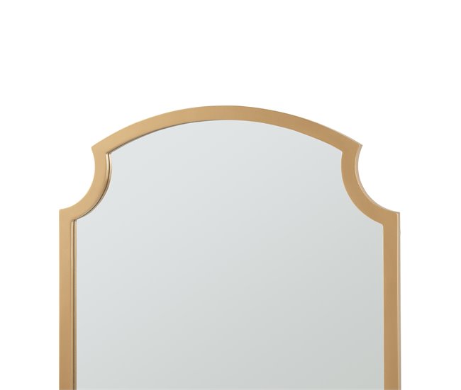 Espejo de pared Aura diseño atractivo MDF Dorado