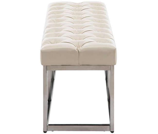 Banco - Amun - Simil cuero 120x38 Crema