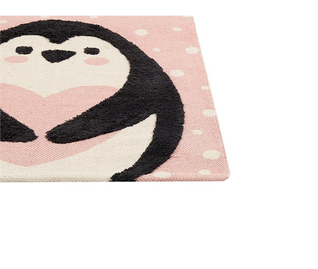 Beliani De pelo corto PENGKOL Rosa