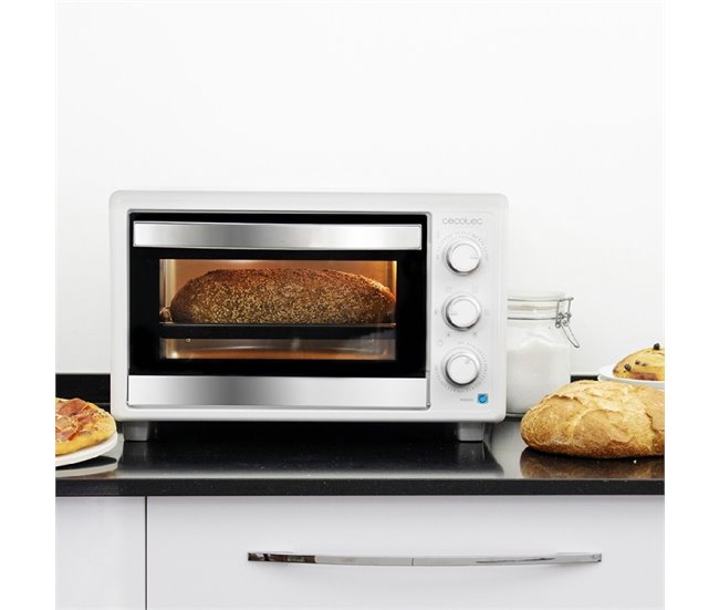 Cecotec Horno de sobremesa Bake Toast 2600 Blanco