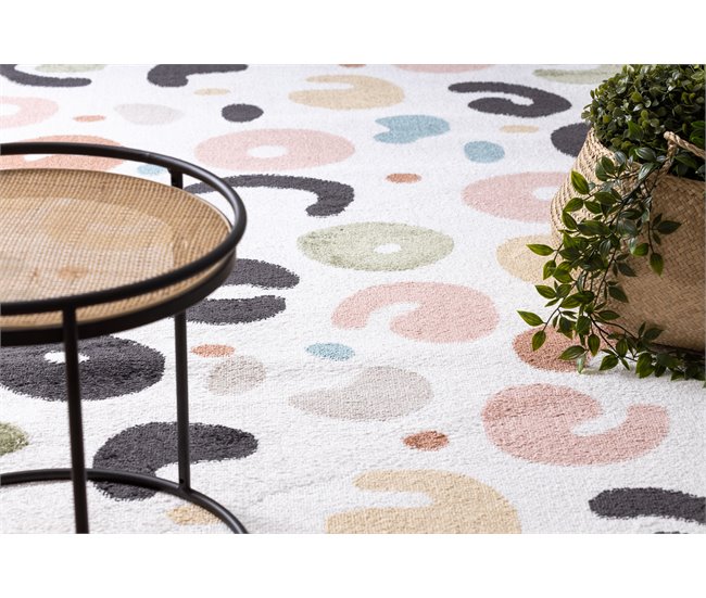 Alfombra FUN Spots para niños lugares 160x220 Multicolor