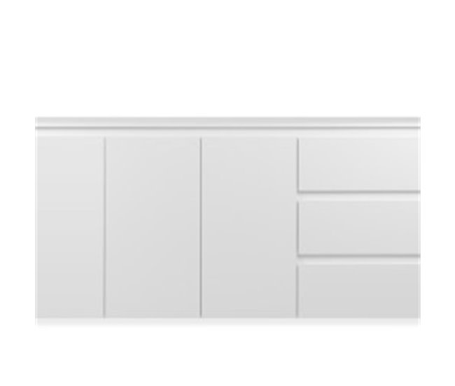 Aparador SKIPPER 3 puertas 3 cajones 178,5cm Blanco