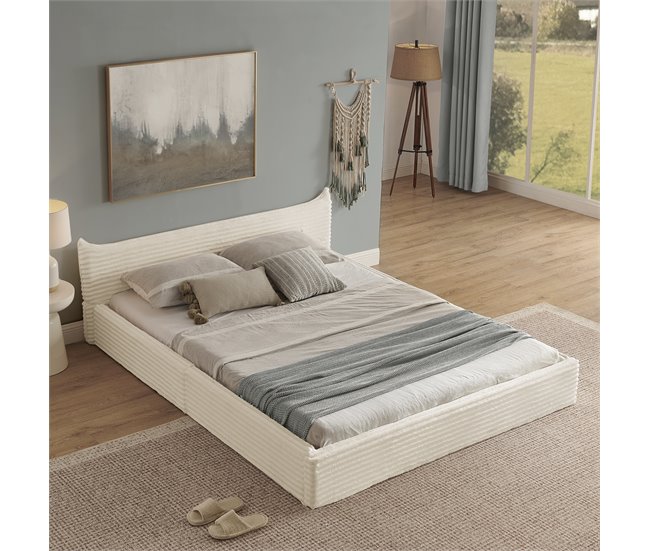 Camas de matrimonio 163x217 Beige