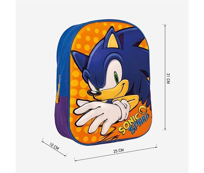 MOCHILA INFANTIL 3D SONIC Multicolor