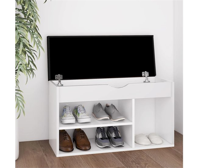 Banco De Zapatos 80 Blanco