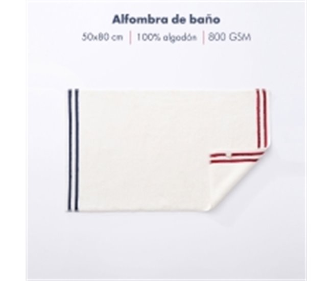 Alfombra de baño 100% Algodón 800GSM rizo teñido El Ganso Crudo