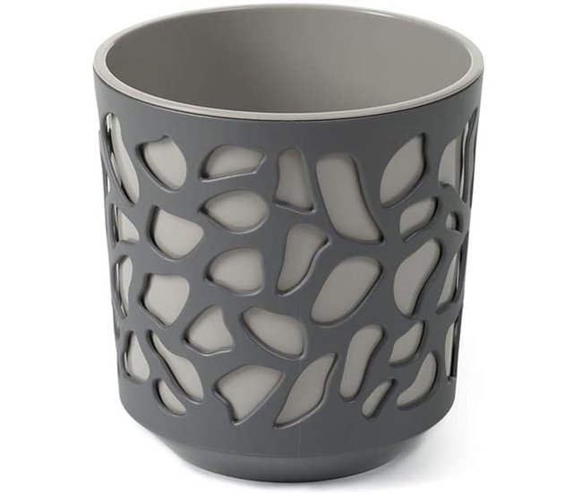 Maceta Duet 300 Mm Gris Claro