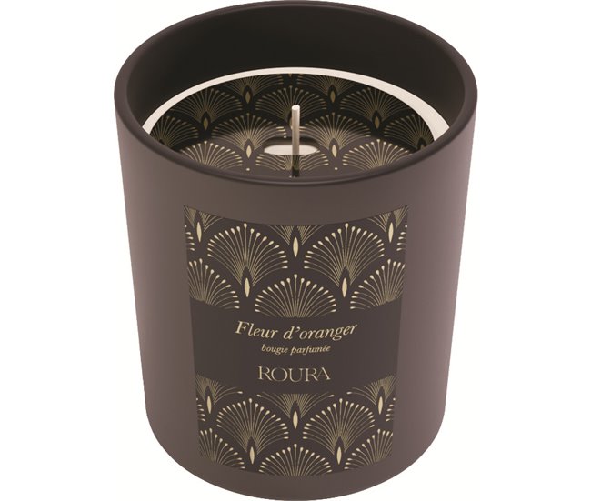 Vela perfumada ARABIAN fleur orange 8,5x7cm Negro