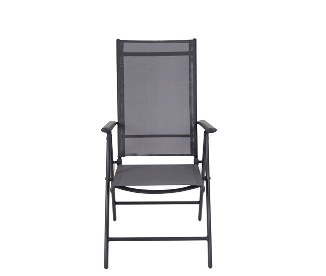 Silla de jardín ABRIL color gris  Gris Oscuro