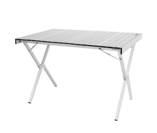 Aktive Mesa plegable camping aluminio antideslizante Gris