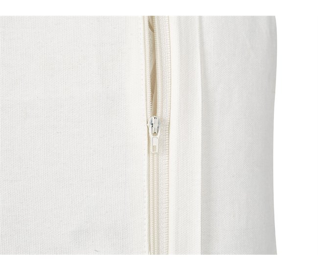 Beliani Cojín decorativo DORSTENIA Blanco/ Beige