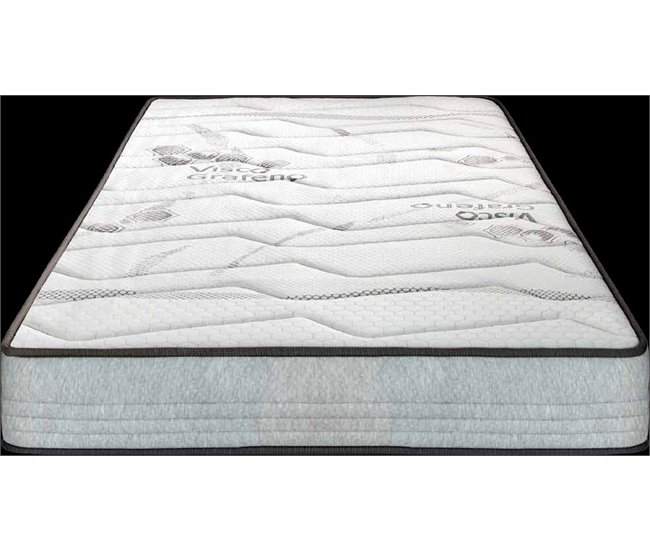 Colchón VISCO ROLL X 90x190cm HR + visco grafeno SOMNALIS Gris