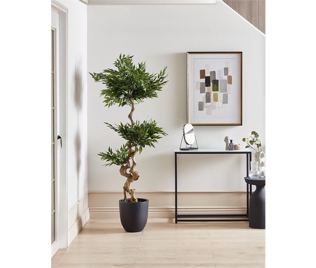 Beliani Planta artificial Árbol Rusco Verde