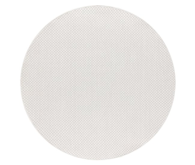 Alfombra MIMO 6272 circulo sisal exterior 200x200 Blanco/ Gris