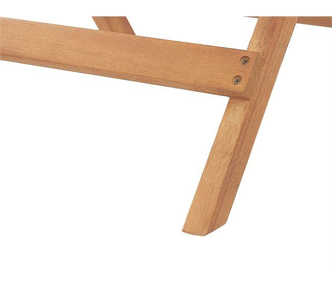 Beliani Mesa auxiliar JAVA Marron