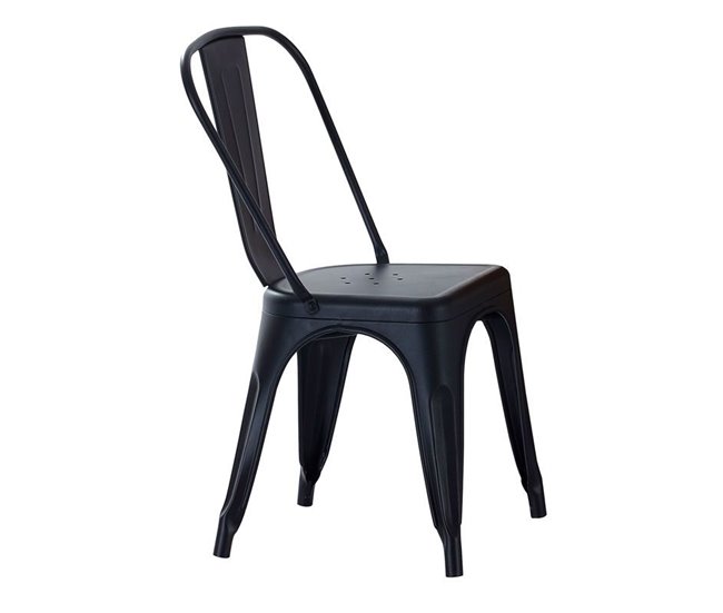 Pack 4 sillas de comedor Tolix Negro