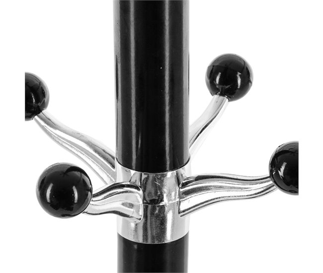 Mueble Auxiliar Perchero Paragüero Negro
