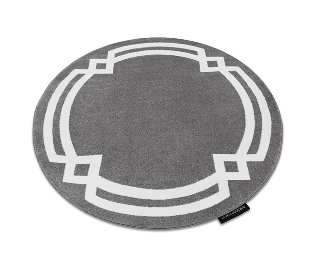 Alfombra HAMPTON Lux círculo 140x140 Gris