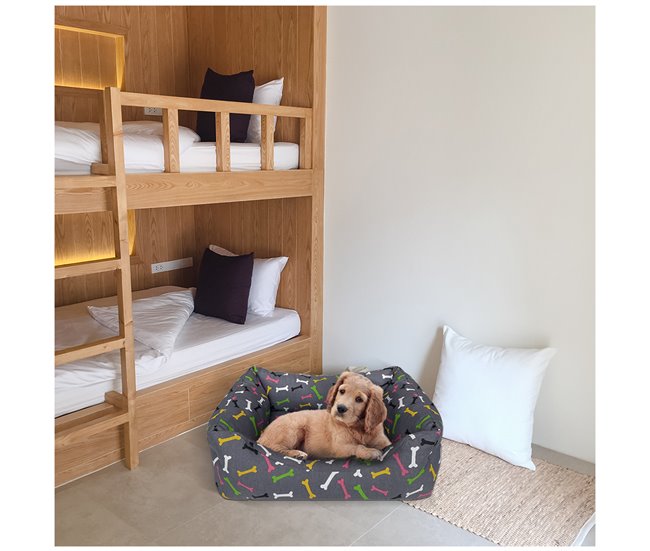 Acomoda Textil – Cuna para Mascotas Resistente y Lavable 
