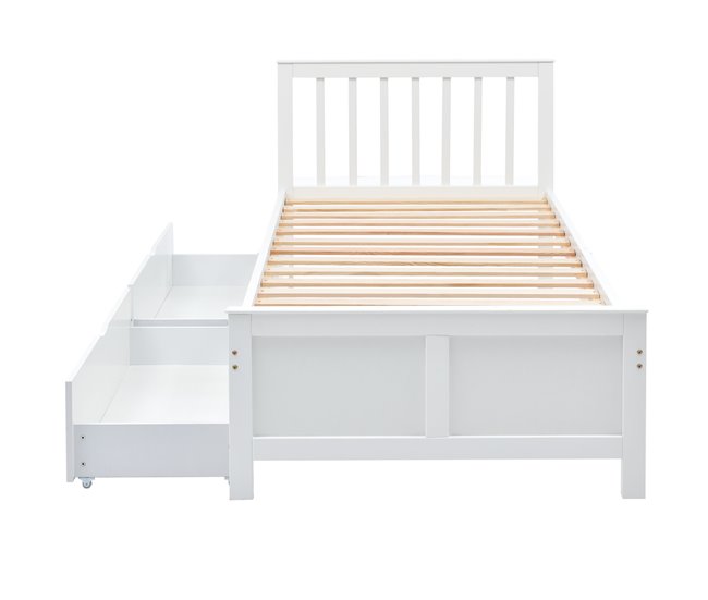 Camas individuales Blanco