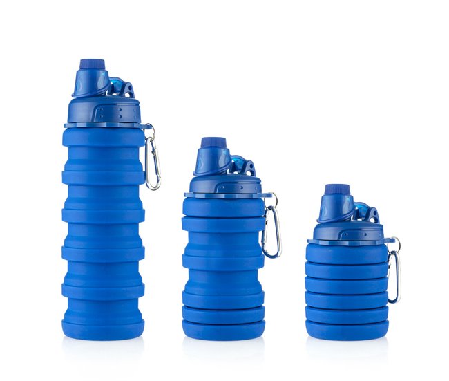 Botella Plegable de Silicona 8435527817725 Azul