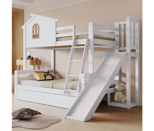 Cama litera Blanco