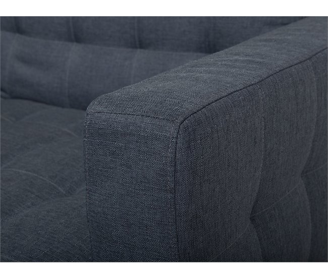 Beliani Chaise longue Poliéster ABERDEEN Grafito