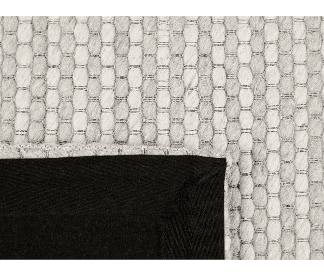 Beliani Alfombra de pelo corto KILIS 140x200 Gris Claro