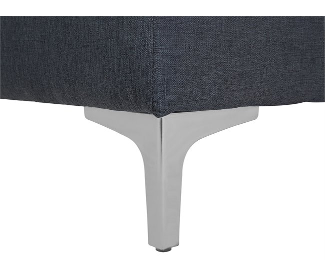 Beliani Sofá modular Poliéster ABERDEEN Gris Oscuro