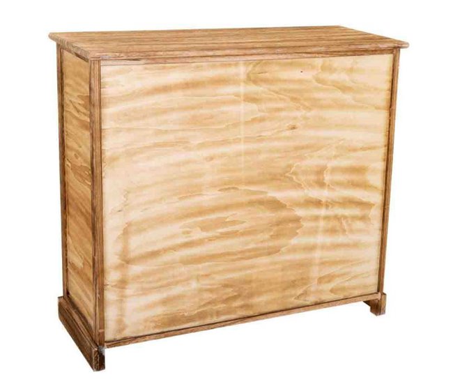 Aparador de madera y rejilla Marron